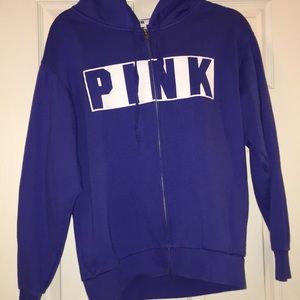 VS Pink zip up hoodie